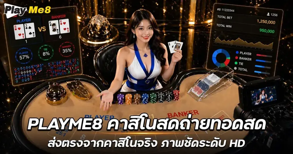 playme8 คาสิโนสดถ่ายทอดสด