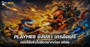 playme8 ยิงปลา เครดิตฟรี